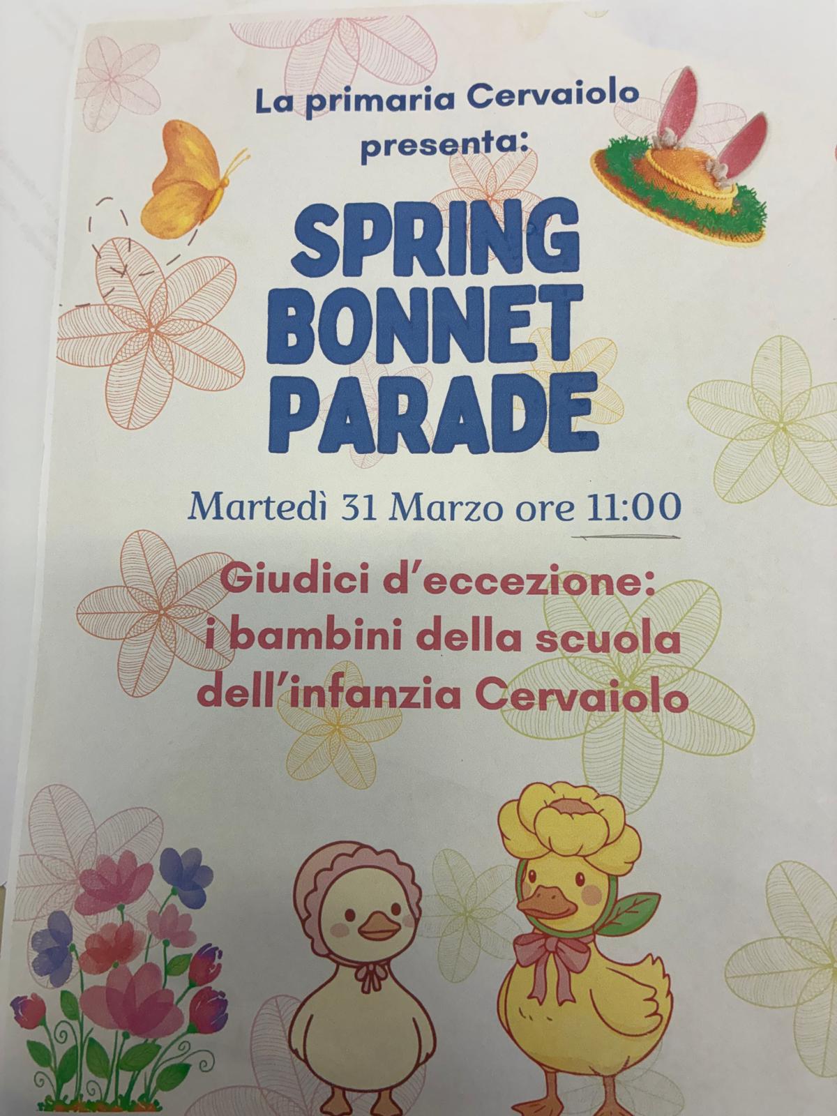 SPRING BONNET PARADE (primaria Cervaiolo)