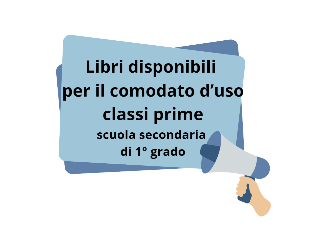 Libri disponibili per il comodato d’uso (classi prime)