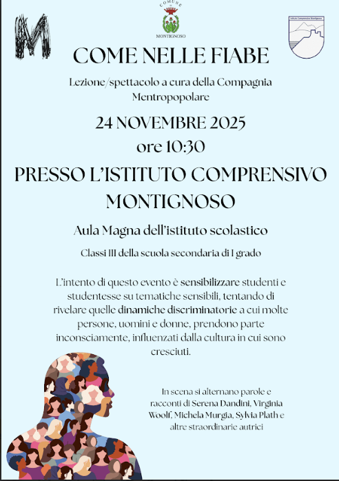 “Come nelle favole” lezione/spettacolo classi terze “Giorgini”