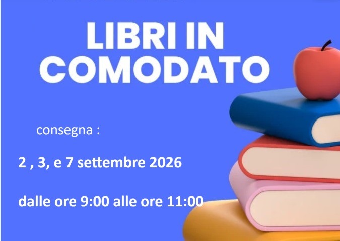 Calendario consegna libri scolastici in comodato d’uso a.s. 2026/27